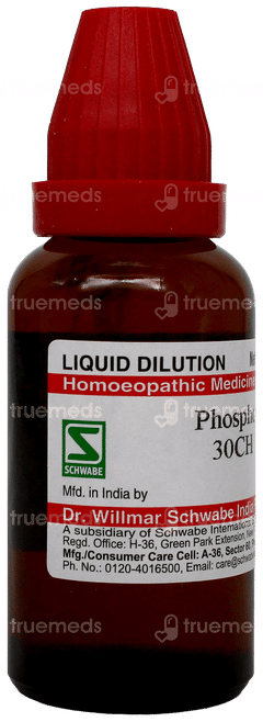 Dr Willmar Schwabe Phosphorus 30ch Dilution 30ml Dr Willmar Schwabe Phosphorus 30ch Dilution 30ml